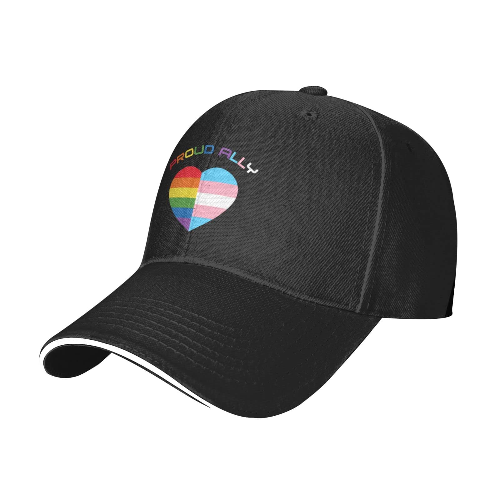 LGBTQ Gay Pride Ally Hat for Men & Women - Adjustable Dad Trucker Baseball Cap - Perfect for Pride Parades, Festivals & Supporting LGBTQ+ Rights