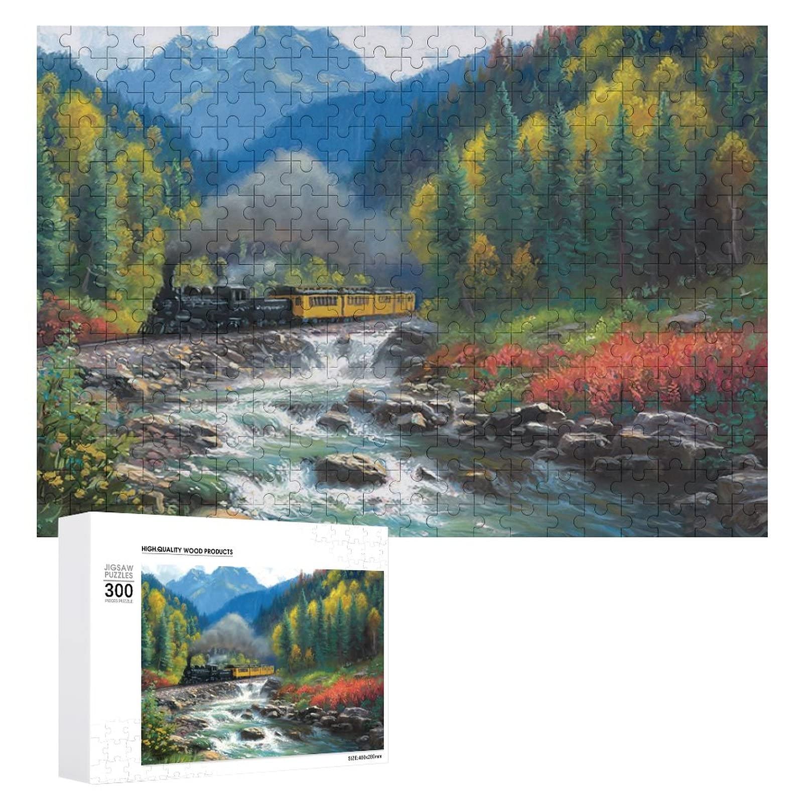 300-Piece Durango Silverton Jigsaw Puzzle for Teens & Adults – Challenging Educational Toy for Kids, Home Decor & Brain Training | Perfect for Family Game Night & Stress Relief