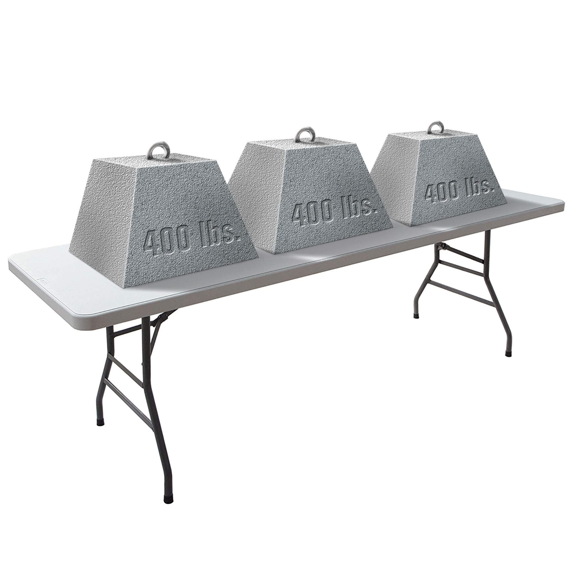Heavy Duty 8-Foot Plastic Resin Folding Table - Indoor/Outdoor Banquet, Dining & Card Table (White) | Perfect for Parties, Events, BBQs & Game Nights