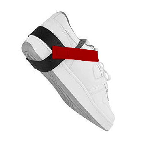 ESD Adjustable Anti-Static Heel Grounder Straps - One Size Fits All, Red (20 Pack) - Protect Electronics from Static Shock - Ideal for Electronics Assembly, Labs & Cleanrooms