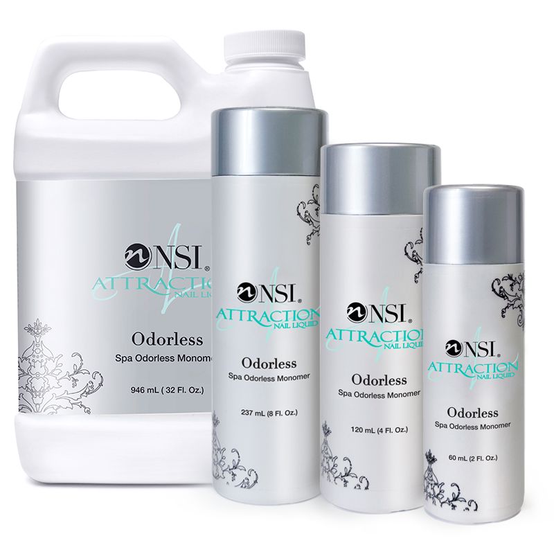 SPA ATTRACTION Odorless Acrylic Nail Liquid for Professional Salon & DIY Manicures - Perfect for Nail Extensions, French Tips & Gel Polish