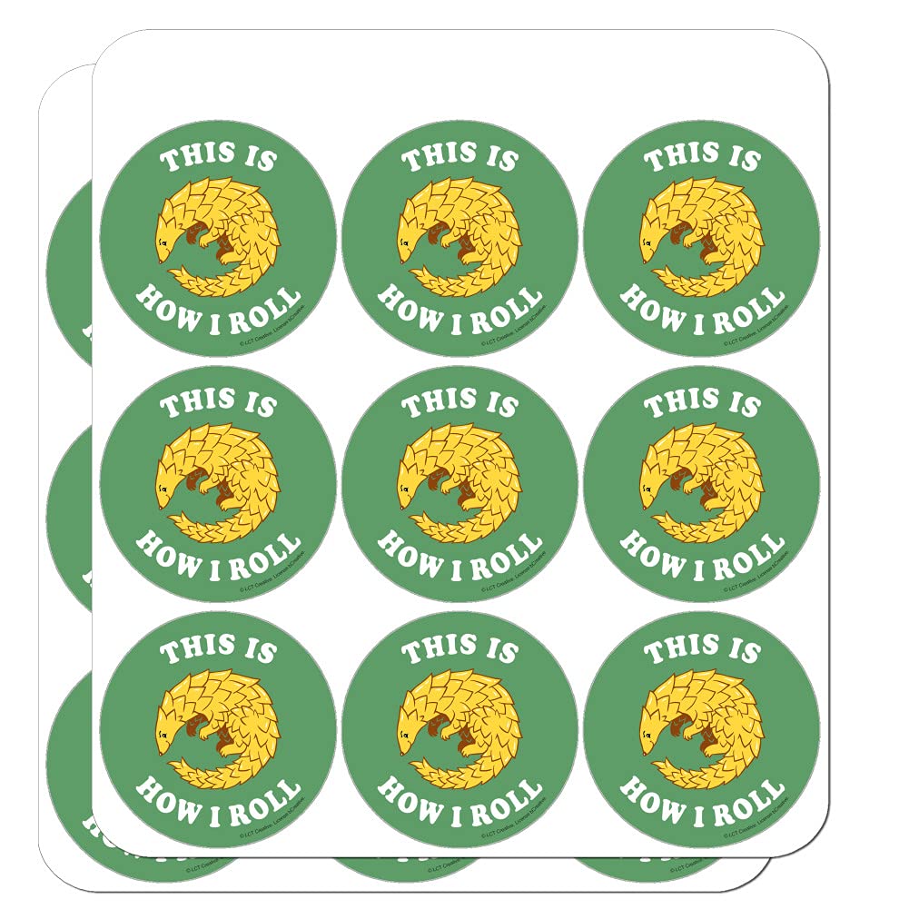 Funny Armadillo Stickers for Planners, Calendars & Scrapbooking - Cute Crafting Decals for Bullet Journals, DIY Projects & Gift Wrapping