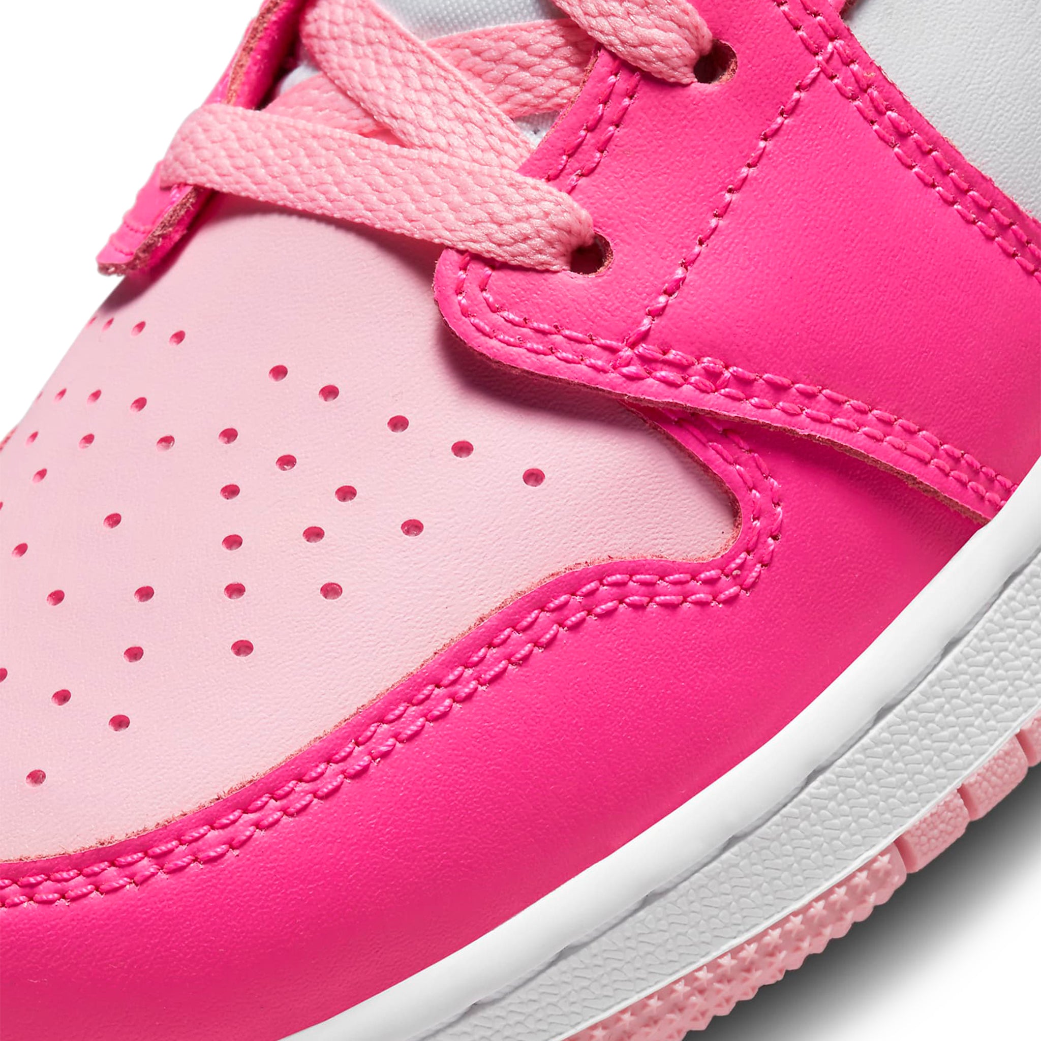 Air Jordan 1 Mid Fierce Pink Basketball Shoes for Girls (GS) - Comfortable Sneakers for School, Sports & Street Fashion