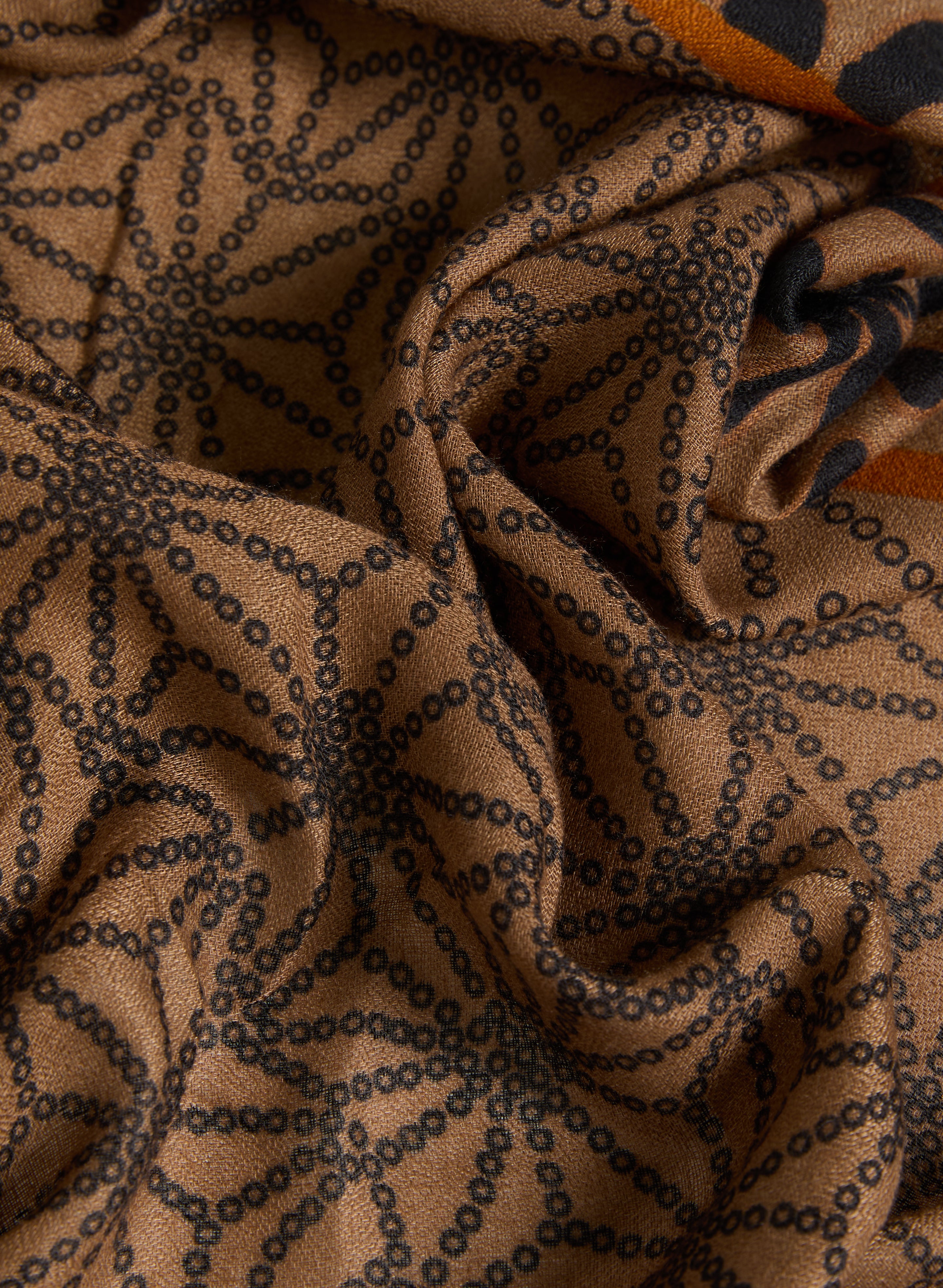 Floral Print Scarf for Women - Soft Lightweight Fashion Shawl Wrap - Perfect for Spring Outfits, Office Wear & Special Occasions