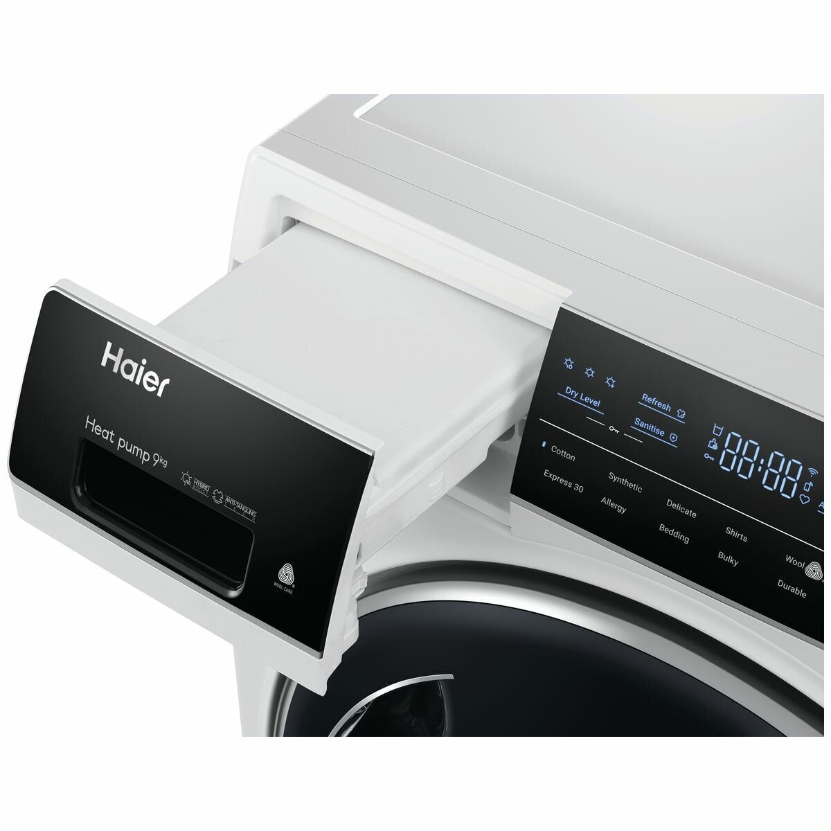 Haier 600 Series 9kg Heat Pump Dryer with Steam Refresh HDHP90AN1 - Energy Efficient Laundry Solution for Homes & Apartments