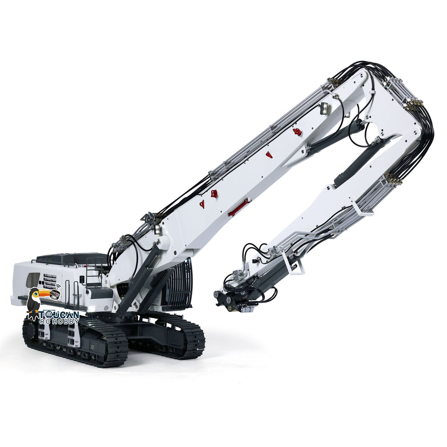1/14 Scale K970 RC Hydraulic Excavator - 300 Channel Radio Controlled Demolition Machine, PL18EVLite RTR/PNP for Construction Simulation & Outdoor Play