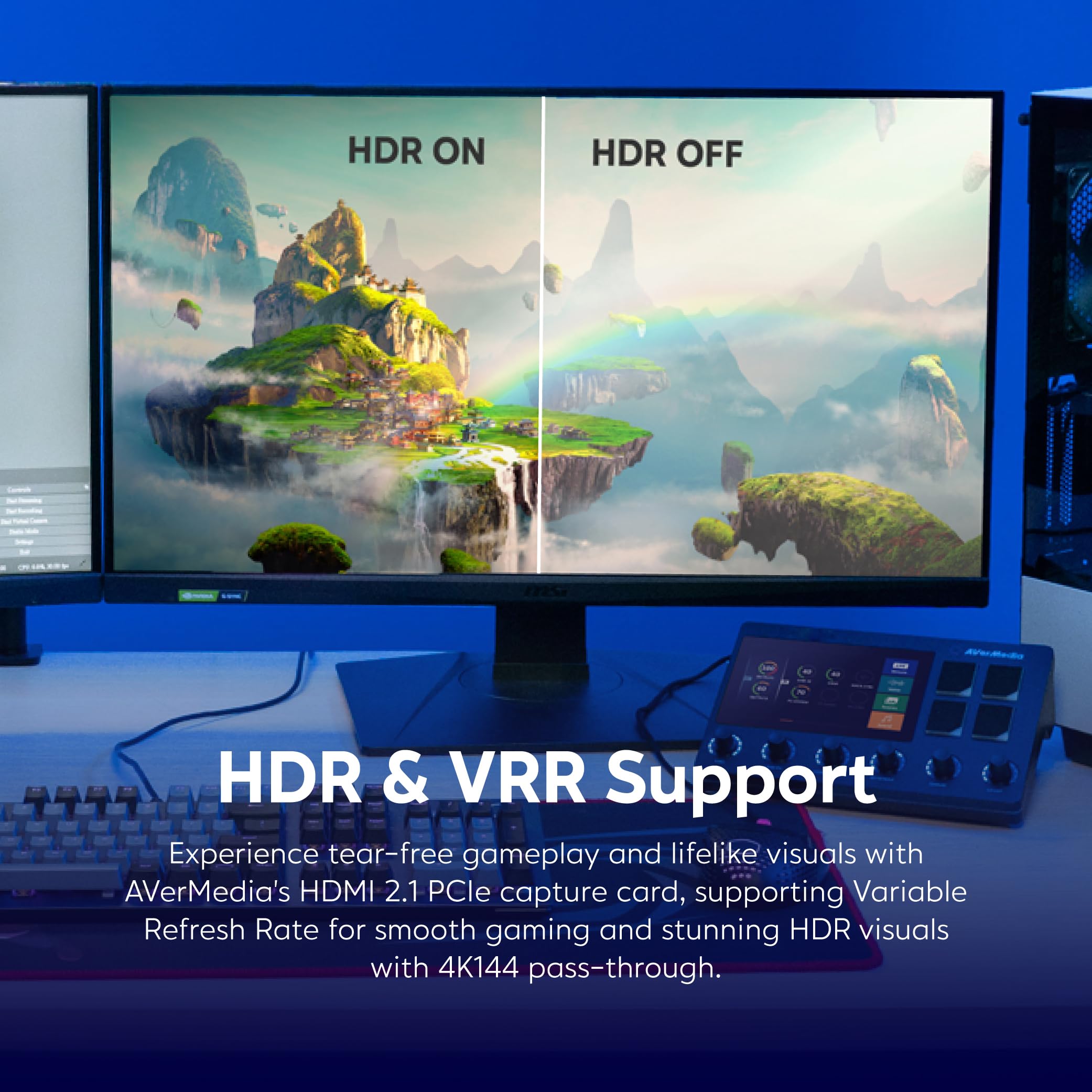 AVerMedia GC575 Live Gamer 4K 2.1 HDMI Internal PCIe Capture Card - 4K60 HDR Ultra-Low Latency for PS5, Xbox Series X/S, Nintendo Switch, PC Streaming & Recording | Perfect for Gamers, Content Creators & Live Broadcasters