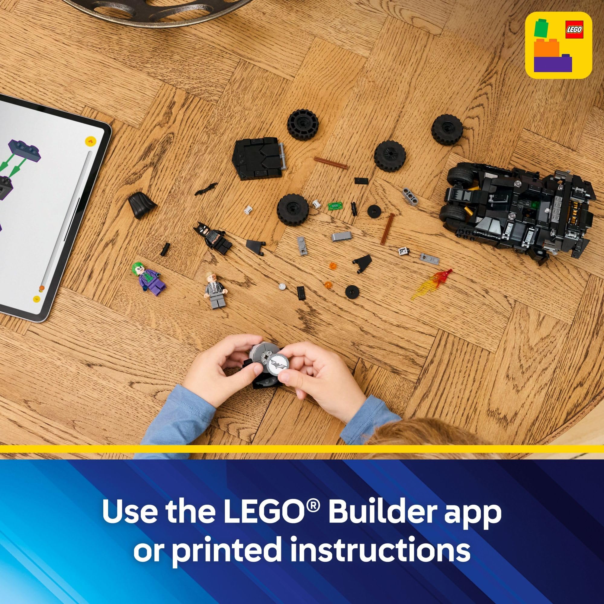 LEGO DC Batman Tumbler vs. Two-Face & The Joker Building Set 76303 | Superhero Batmobile Toy from The Dark Knight | STEM Educational Toy for Kids Ages 8+ | Perfect Gift for Birthday, Christmas & Batman Fans | Play at Home, School or Superhero Adventures