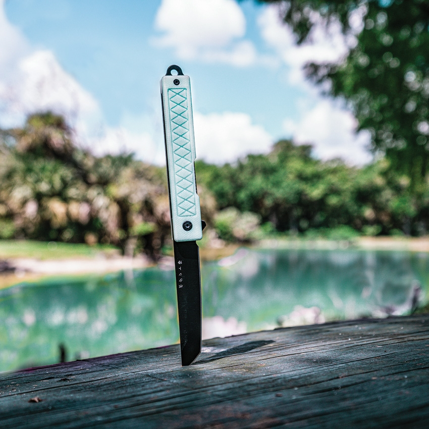 Statgear Pocket Samurai Full Size Edition Jade - Compact Folding Knife for Everyday Carry, Outdoor Adventures & Survival Gear - Perfect for Camping, Hiking & Emergency Preparedness