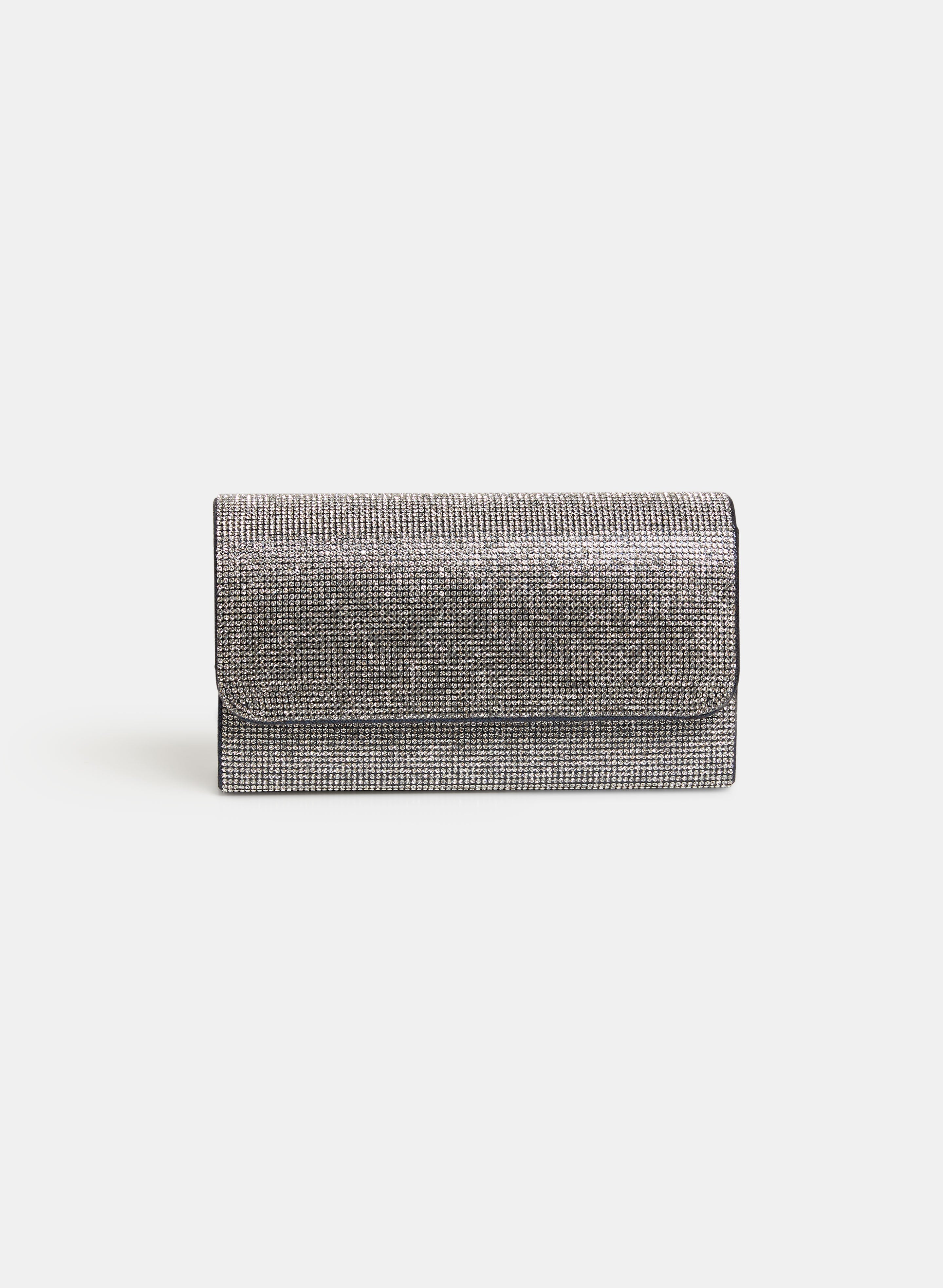 Elegant Crystal Envelope Clutch Purse for Women - Sparkling Evening Bag for Parties, Weddings & Special Occasions