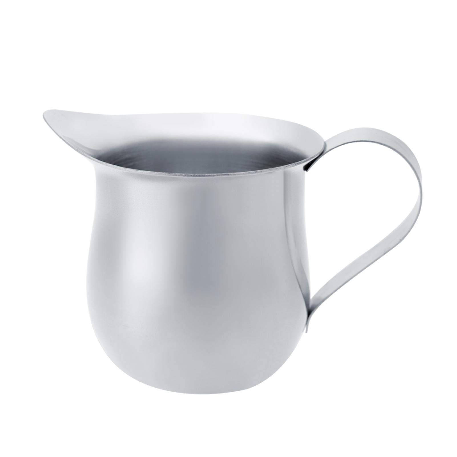 Premium Stainless Steel Milk Frothing Pitcher for Lattes, Cappuccinos & Hot Chocolate - 4 Sizes (240ml, 350ml, 500ml, 600ml) - Barista-Grade Handheld Milk Frother Cup - Perfect for Home Coffee Making, Café Use & Professional Barista Training