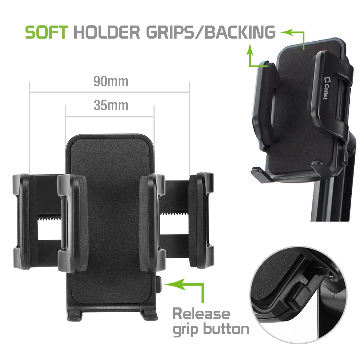 Universal Smartphone Cup Holder Mount - 13
