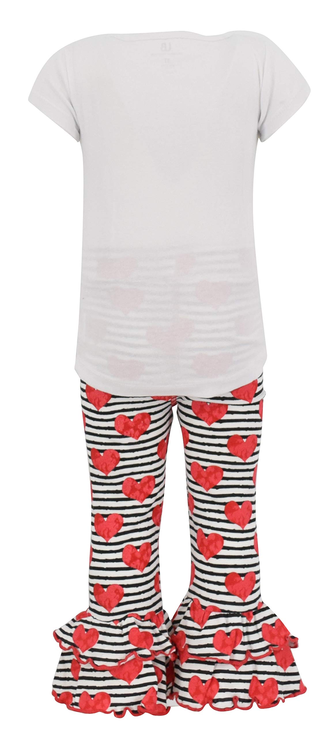 2-Piece Baby Girl Outfit - Ruffle Leggings & Shirt Set for Toddlers | Playtime & Casual Wear