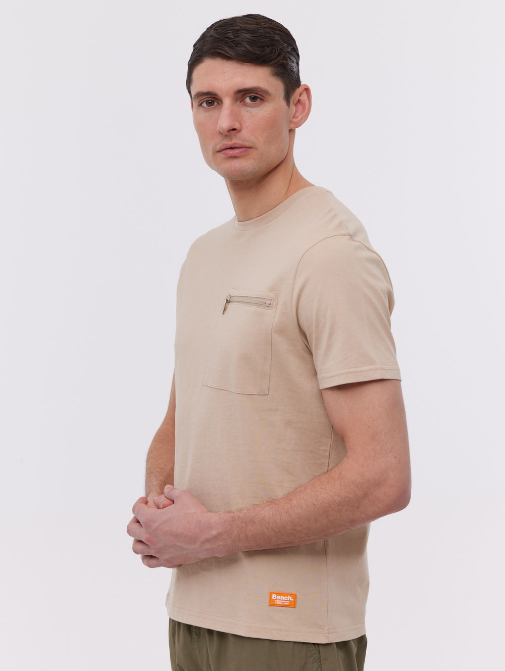 Hapsi Men's Casual Pocket T-Shirt - Comfortable Cotton Tee for Everyday Wear | Perfect for Work, Gym, and Weekend Outings