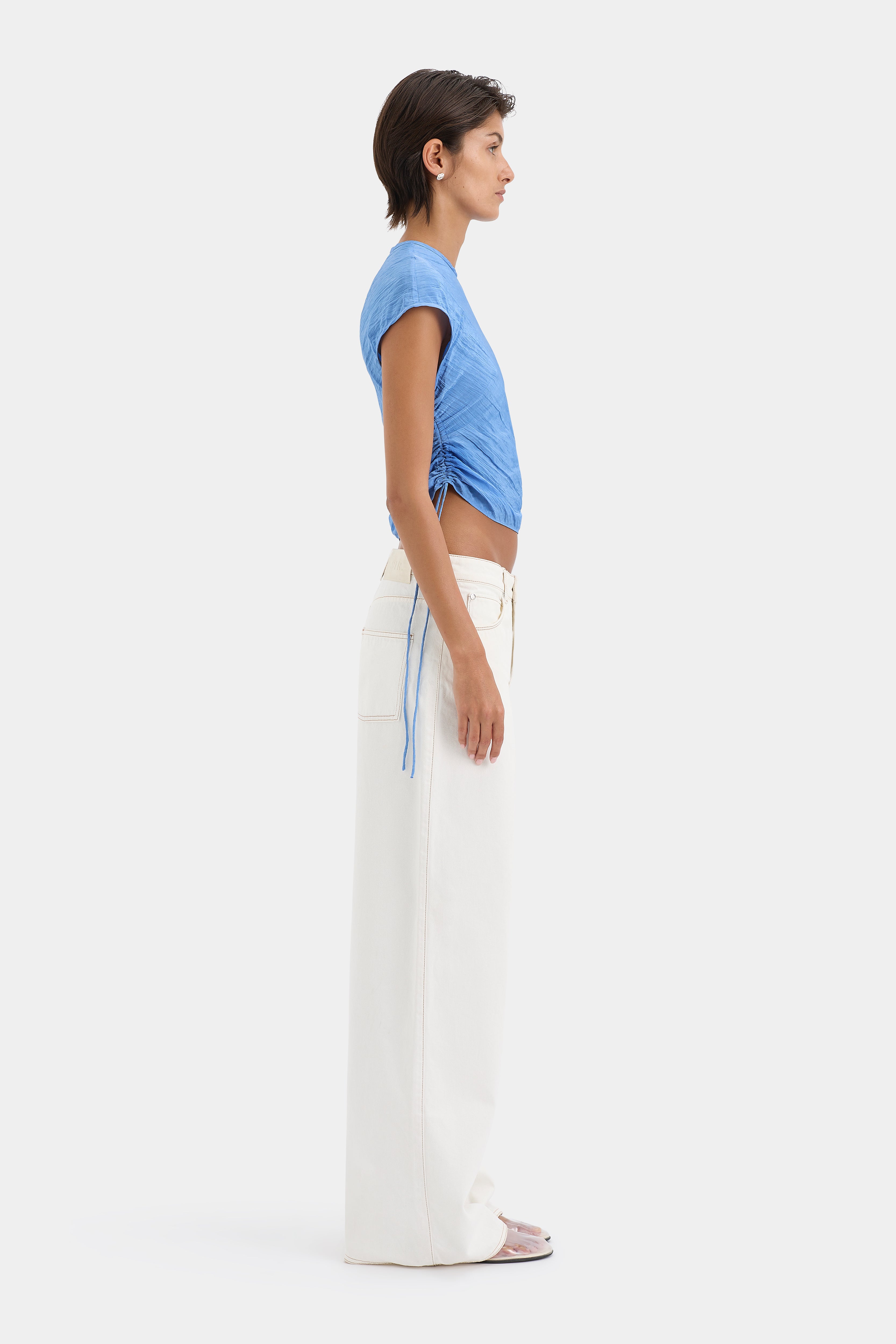 Ligera Gathered Top for Women - Stylish Casual Blouse for Everyday Wear | Perfect for Office, Date Night & Weekend Outfits