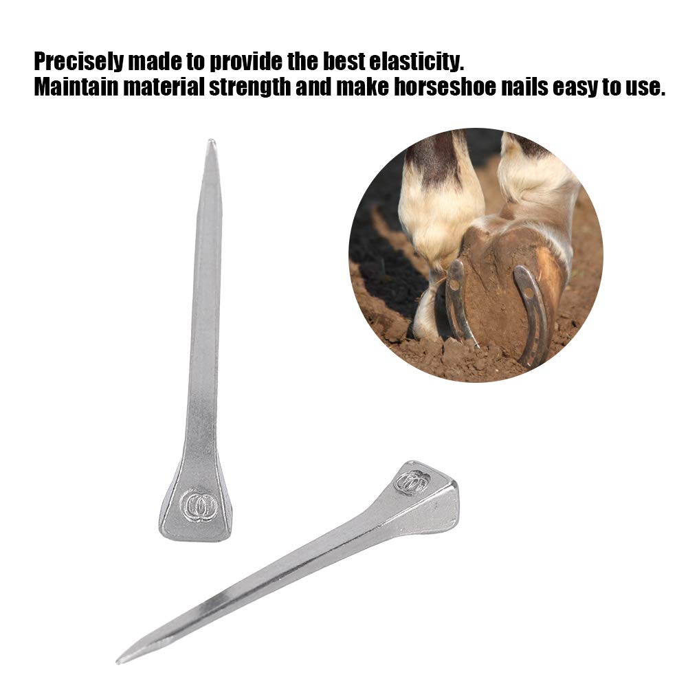 Premium E3 Horseshoe Nails - 250 Pcs High-Quality Steel Nails for Equestrian Sports & Horse Hoof Care | Perfect for Farriers, Horse Owners & Riding Enthusiasts