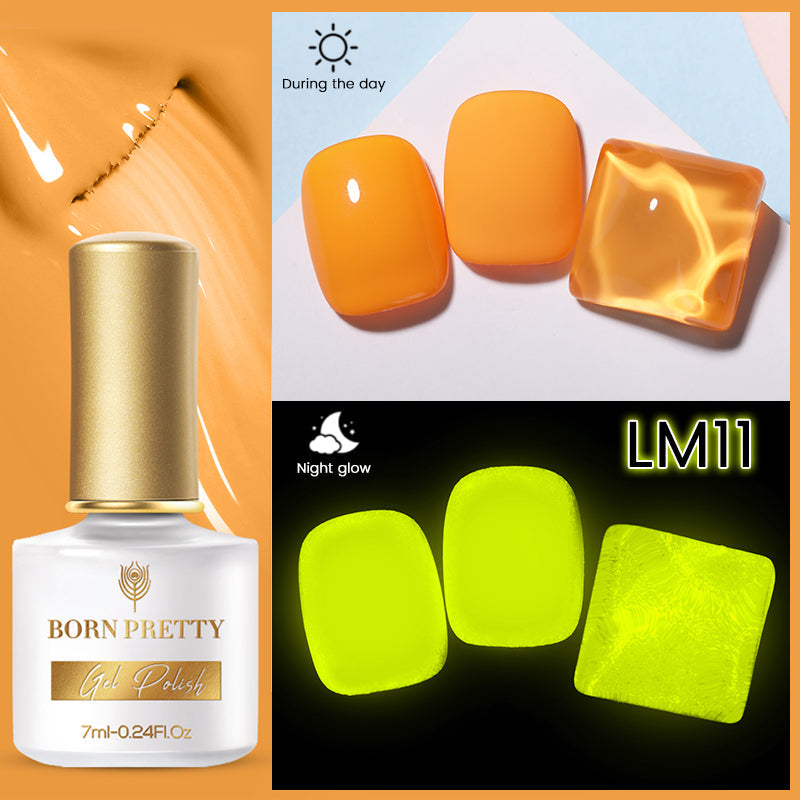 Born Pretty Luminous Macaron Gel Nail Polish - Long Lasting UV LED Soak Off Gel Polish for Salon & Home Manicure - Perfect for Nail Art, French Tips & Special Occasions
