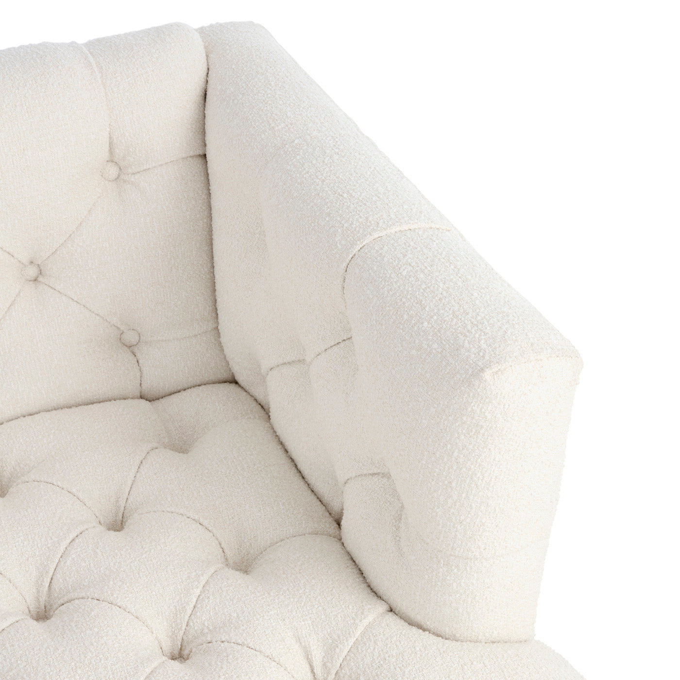 Baxter 100 Deep T Arm Grand Sofa in Serpette Ivory - Luxurious Modern Sectional Couch for Living Room, Lounge & Home Theater - Premium Comfort & Elegant Design