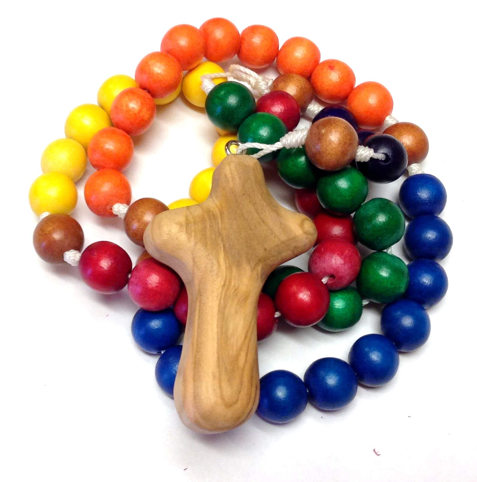 Handmade Wooden Rosary Beads - Classic Catholic Prayer Beads for Religious Devotion, Meditation & Gifts | Perfect for Prayer, Worship & Spiritual Reflection