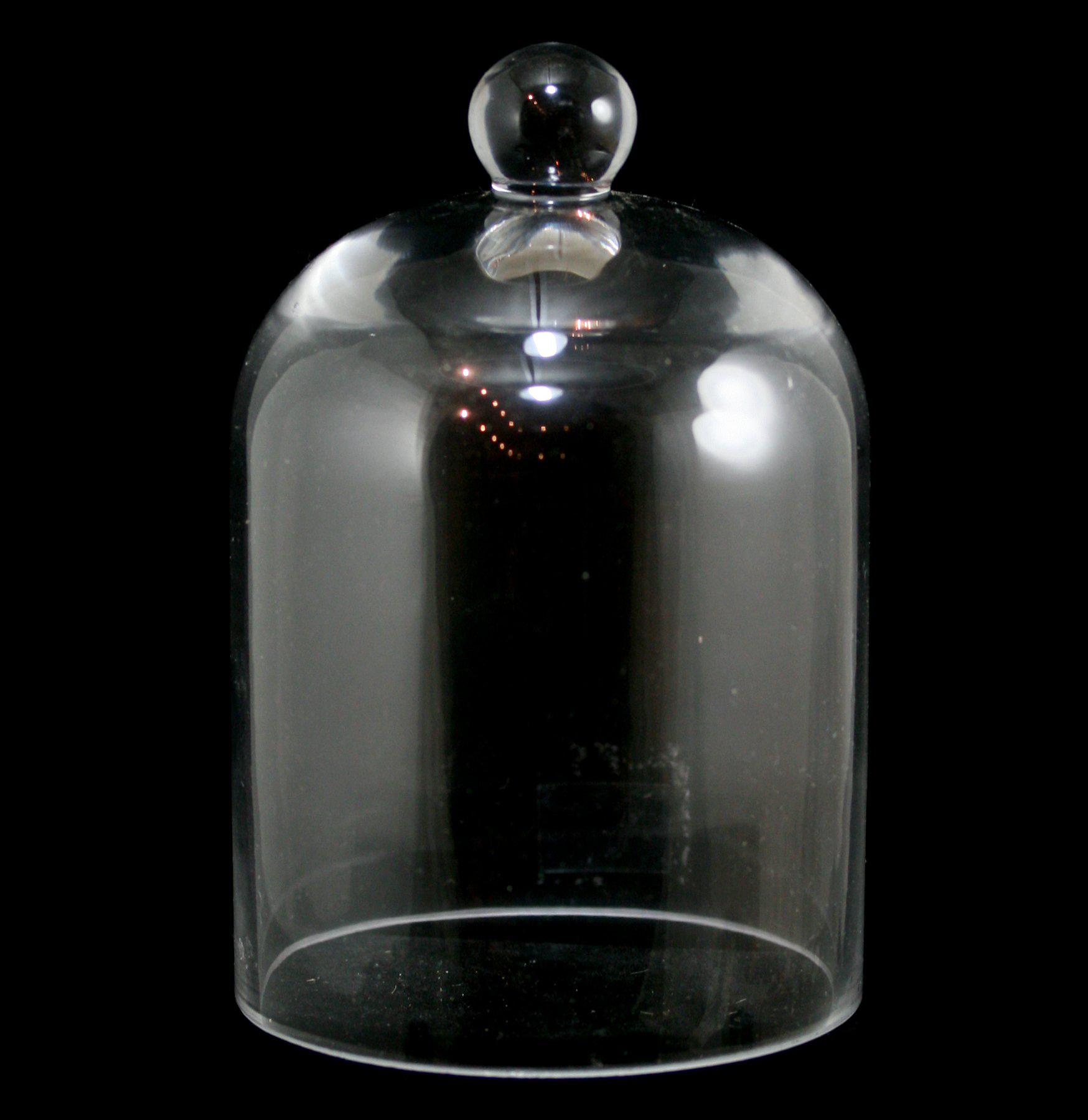 Glass Dome Cloche - 3 Pack Clear Glass Display Cover for Cakes, Desserts, Plants, and Home Decor - Perfect for Wedding, Party, and Tabletop Decorations