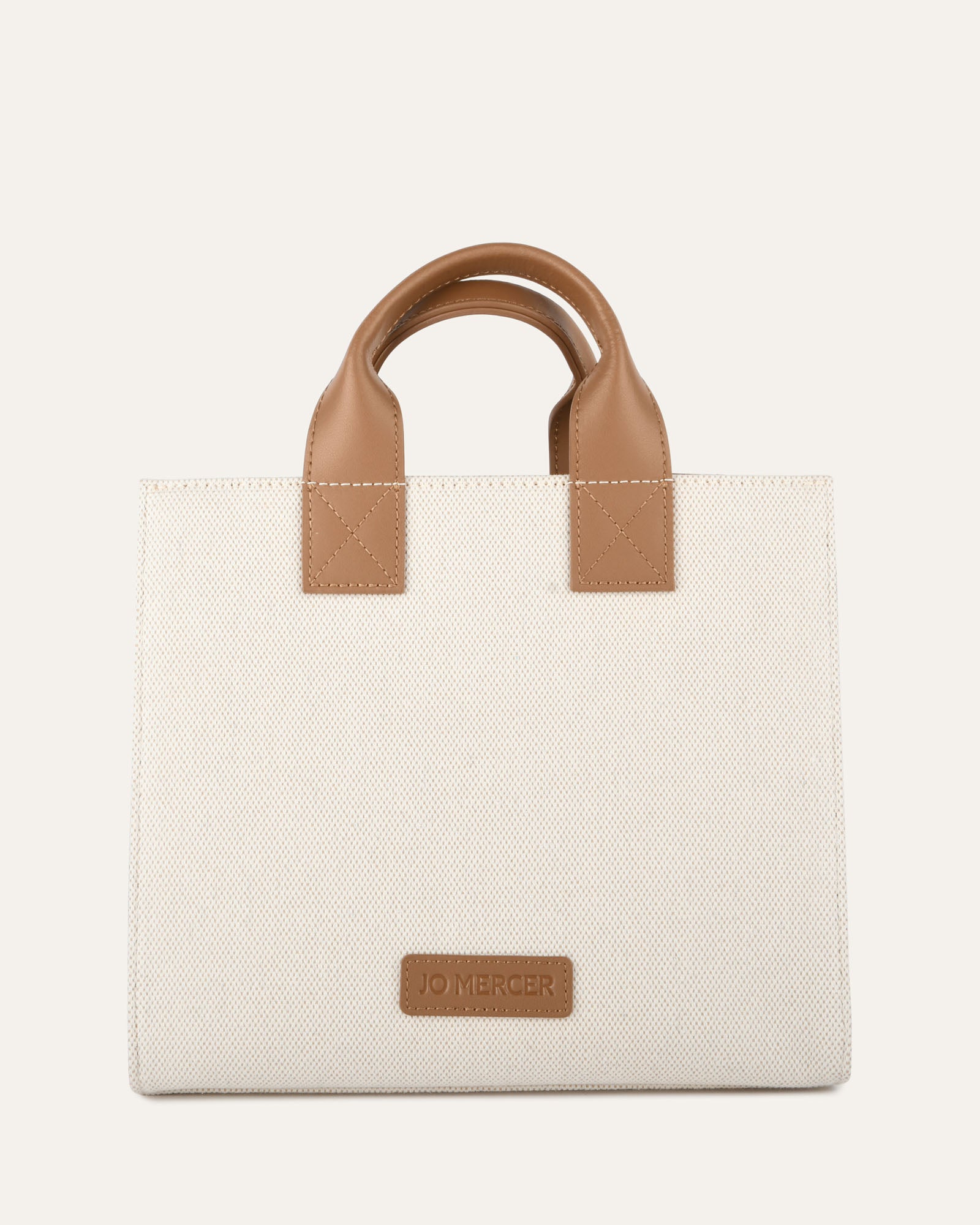 Andres Mini Tote Bag - Genuine Tan Leather Crossbody Purse for Women | Perfect for Work, Travel & Everyday Use