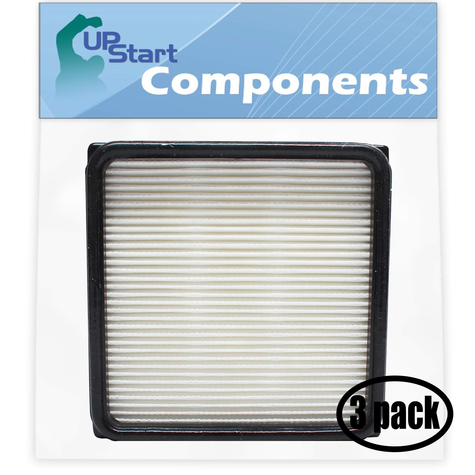 3-Pack Replacement HEPA & Foam Filters for Dirt Devil Feather Lite Cyclonic Upright Vacuum UD70120 - Compatible with Models 304708001, F59, F66 - Ideal for Pet Hair, Allergies & Deep Cleaning