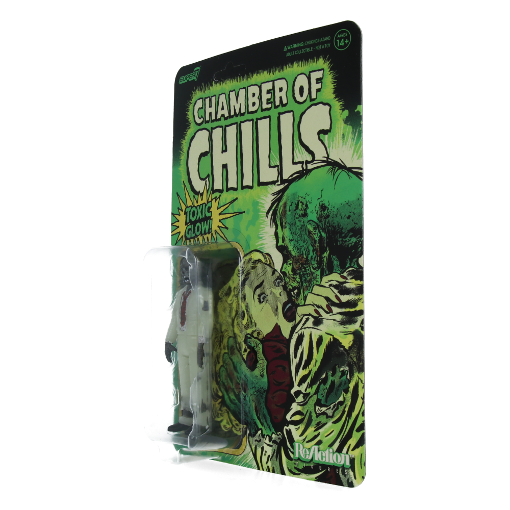 Glow-in-the-Dark Heartless Zombie Figure - Chamber of Chills 23 - Pre-Code Horror ReAction Collectible (Wave 4) - Perfect for Horror Fans & Comic Book Collectors