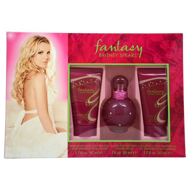 Britney Spears Fantasy Women's Perfume Gift Set - 3 Piece Fragrance Collection for Women, Perfect for Birthday, Anniversary & Valentine's Day Gifts