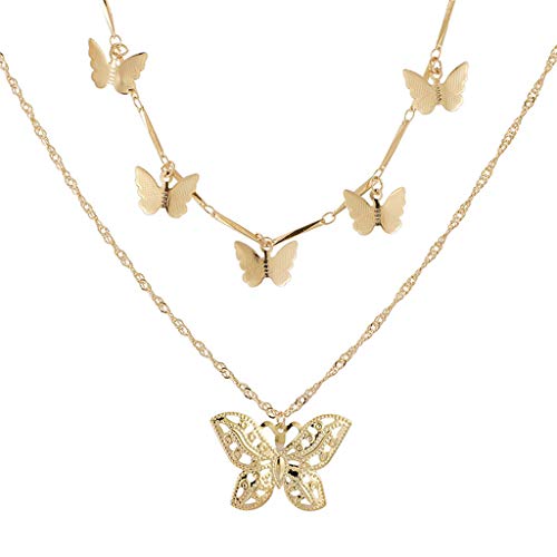 Stylish Women's Gold Collarbone Chain Necklace - Elegant Fashion Accessory for Outfit Pairing & Layering | Perfect for Casual, Office & Evening Wear | One Size (JK23)