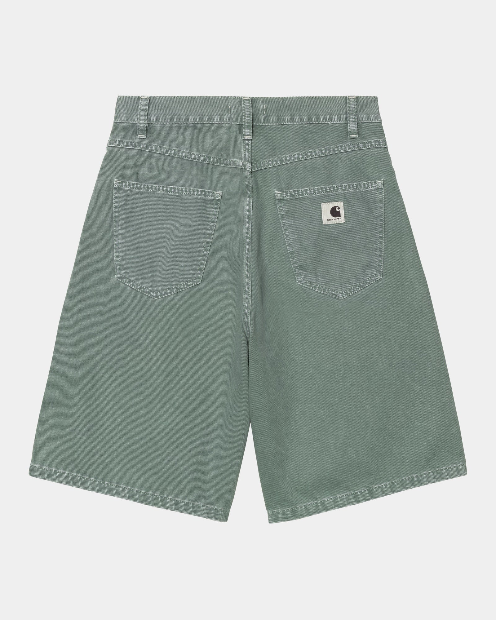 Women's Brandon Short Twill Pants in Silver Pine (Stone Dyed) - Comfortable Casual Wear for Everyday Outfits & Summer Fashion