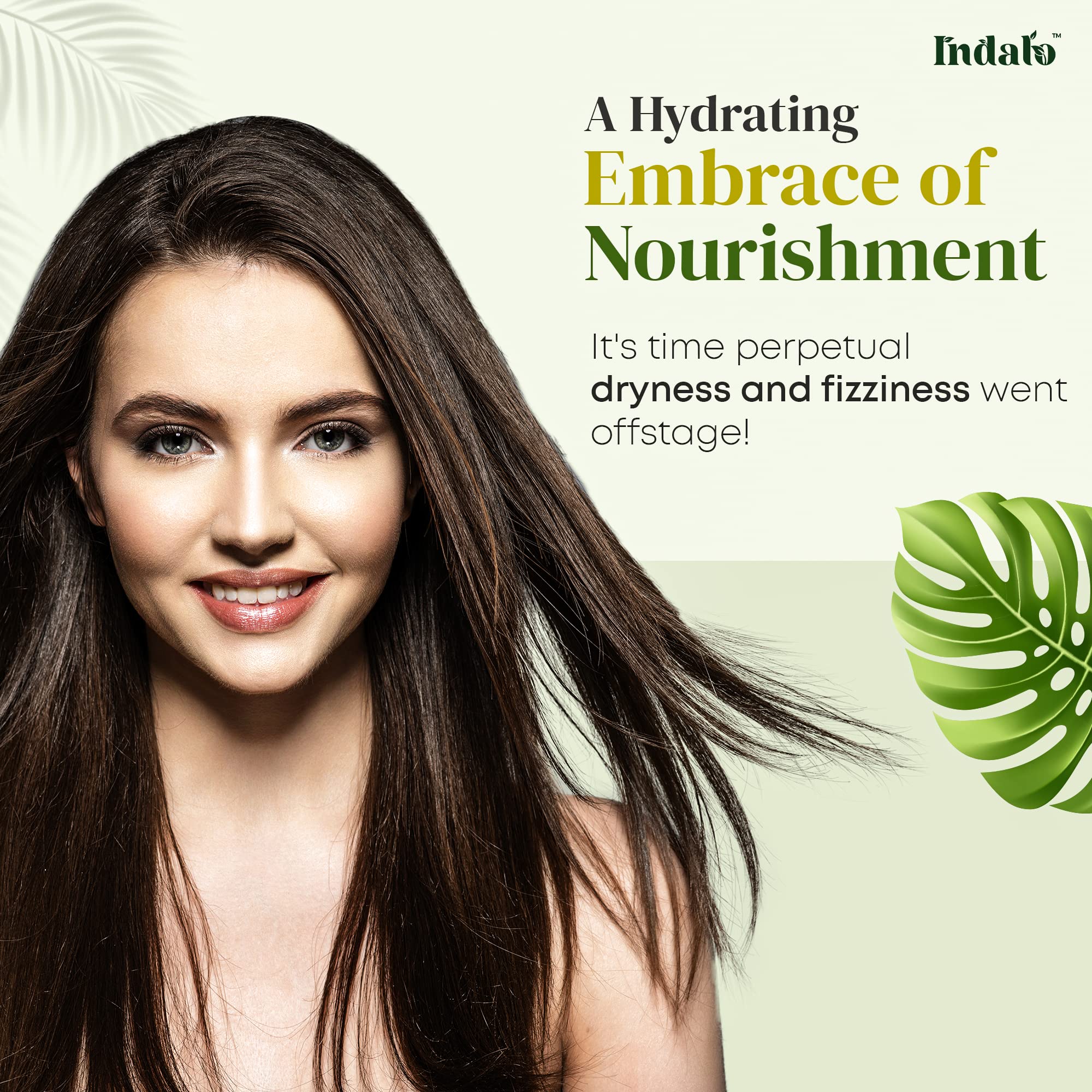 Indalo Banana Hibiscus Hair Conditioner with Vitamin E & Shea Butter - Moisturizing Treatment for Dry, Frizzy, Dull Hair - Paraben, Sulfate & Cruelty Free - 200ml | For Men & Women | Perfect for Daily Hydration & Salon-Quality Smoothness at Home