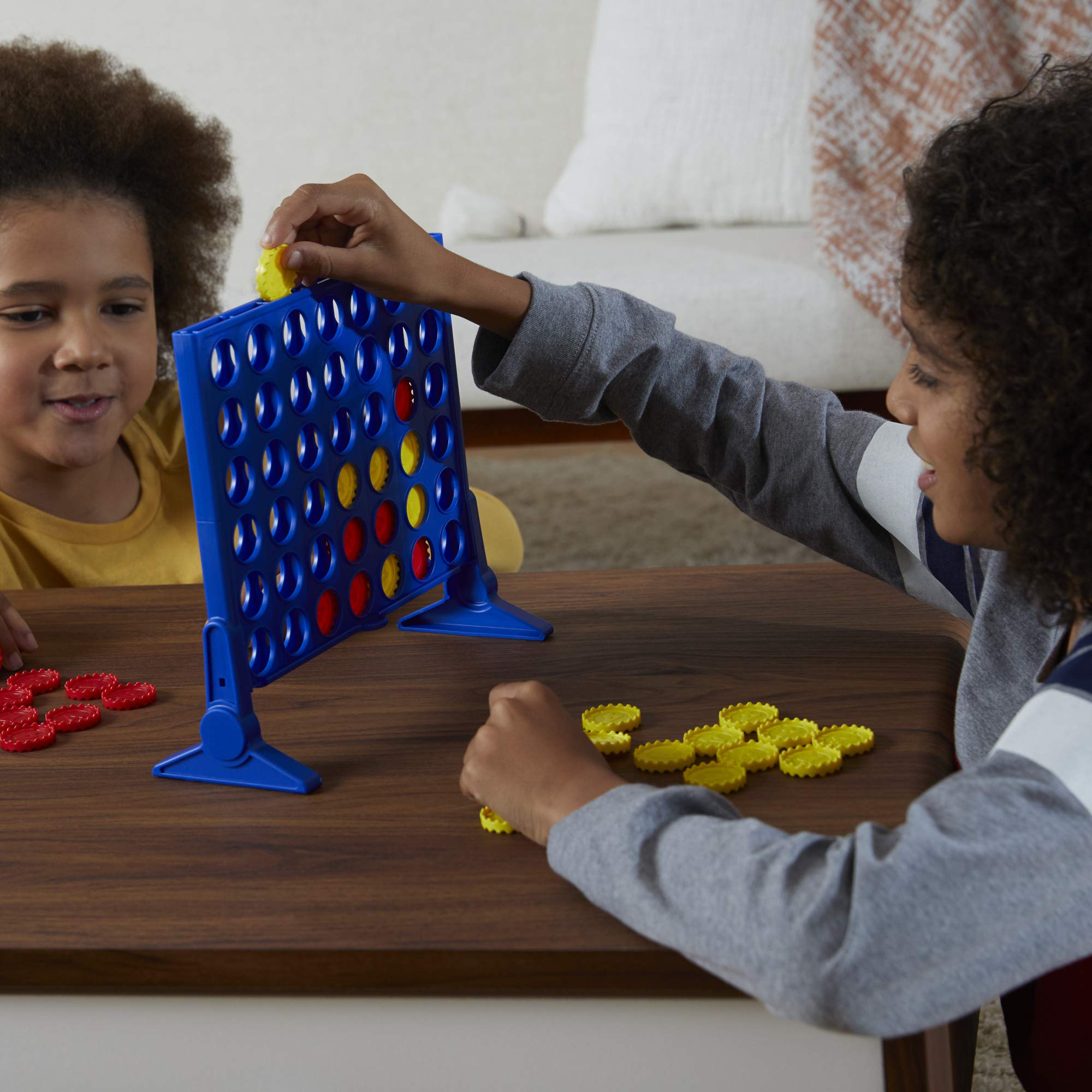 Hasbro Gaming Connect 4 Classic Grid - 4 in a Row Strategy Board Game for Kids & Adults - Fun Family Game Night & Party Entertainment