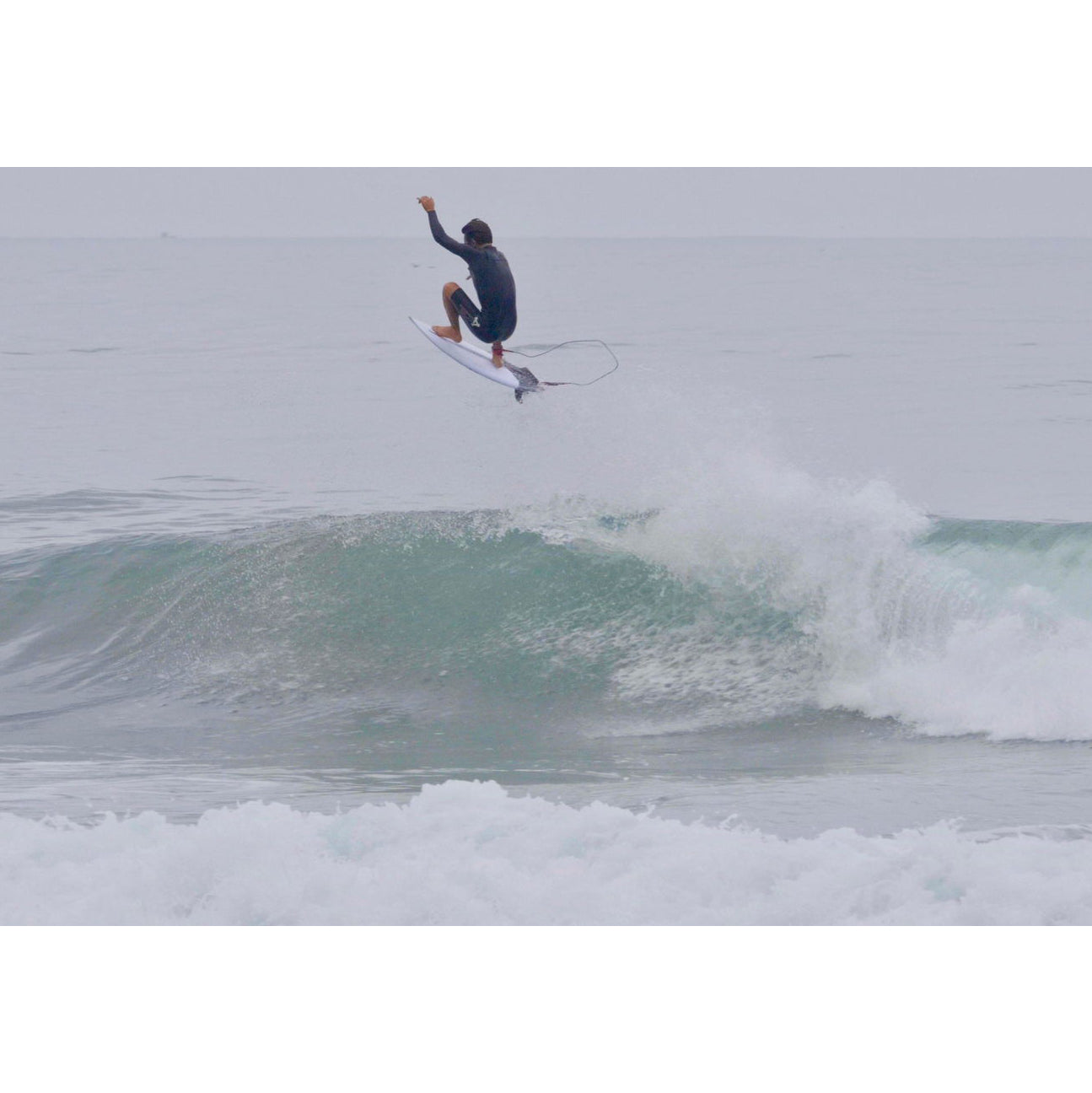 Channel Islands Rocket Wide 6'2 Surfboard with PU Construction & FCS2 3-Fin Setup - Perfect for Small to Medium Waves and Everyday Surfing