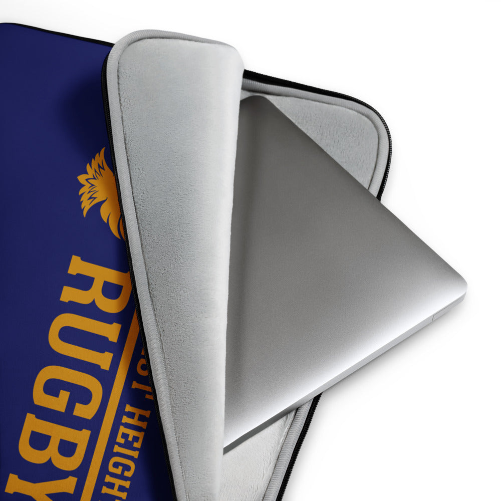 Premium GHFH Rugby Laptop Sleeve - Shockproof & Water-Resistant Case for 13-15 Inch MacBook, Laptops - Perfect for Work, Travel & School Accessories