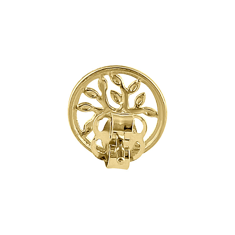 14K Yellow Gold Tree of Life Earrings for Women - Handmade Dainty Storybook Jewelry - Perfect for Gifts, Weddings & Boho Fashion