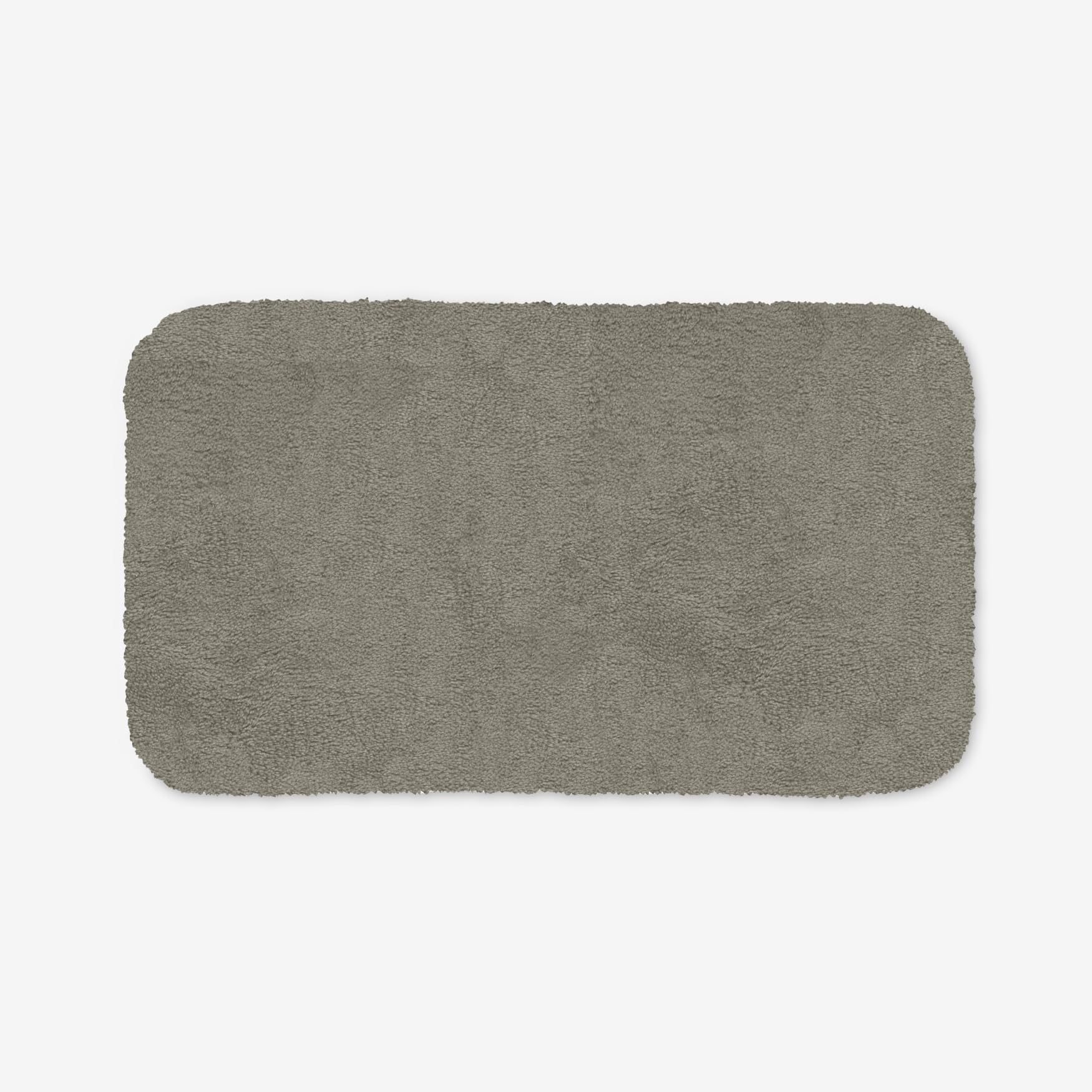 BrylaneHome Elegance Bath Rug - 24x60 Inch Soft Absorbent Non-Slip Bathroom Mat - Sky Blue for Master Bath, Guest Room & Spa Style Decor