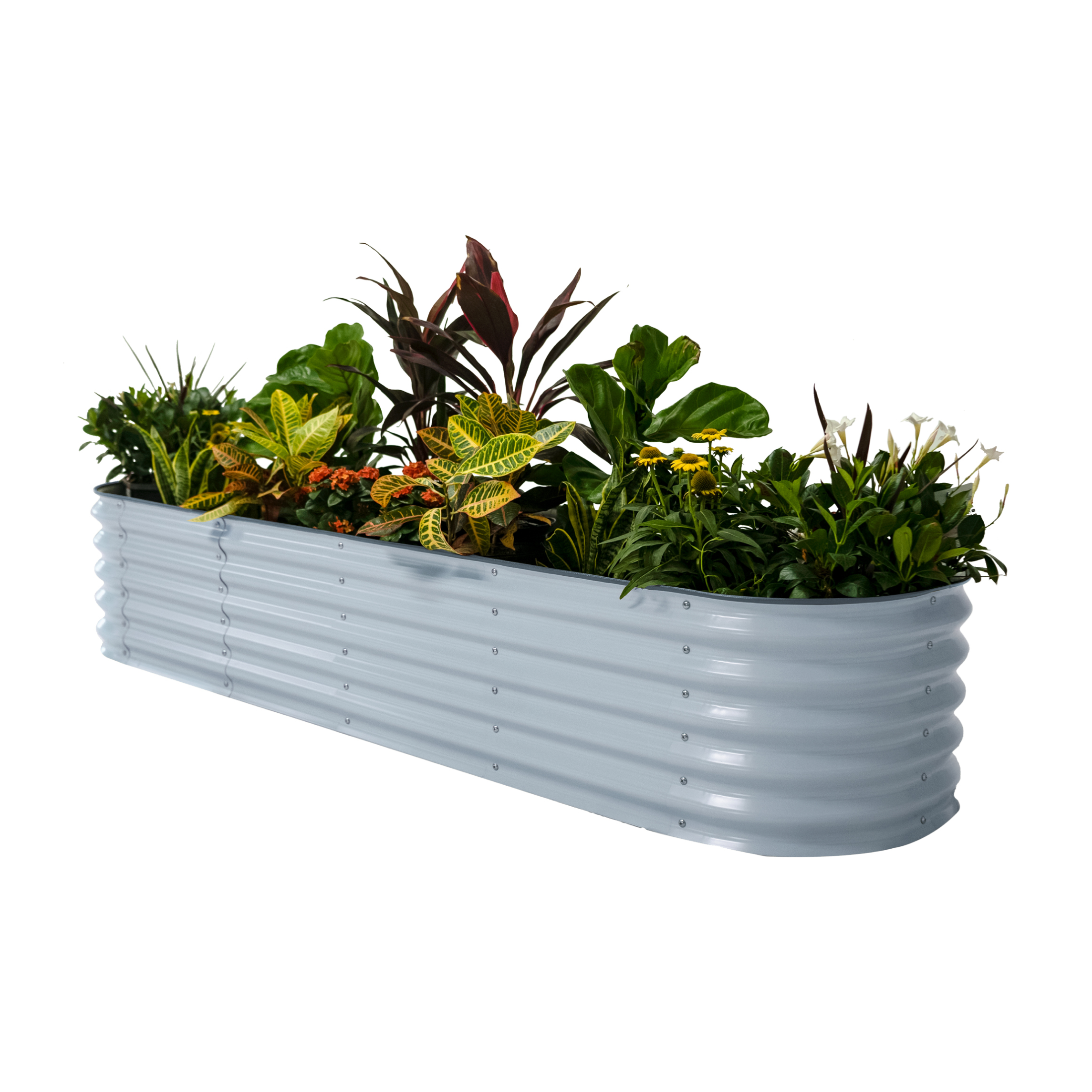 4 Large Raised Garden Bed Kits for Outdoor Planting - Perfect for Vegetables, Flowers & Herbs in Backyard, Patio or Balcony Gardening