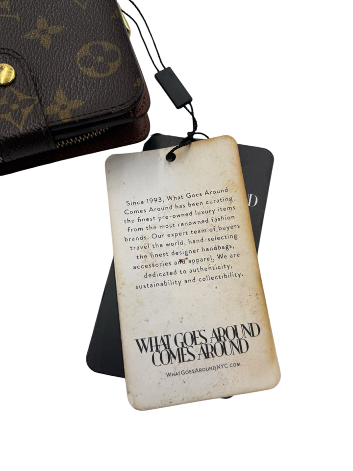 Louis Vuitton Zippy Monogram Compact Wallet for Women - Genuine Leather Zip Around Coin Purse & Credit Card Holder | Perfect for Everyday Use, Travel & Gift Giving