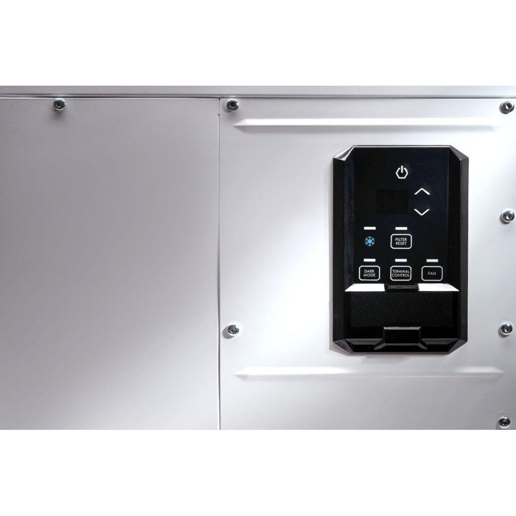 Quest 100 Dehumidifier - 100 Pints/Day Moisture Removal for Large Spaces - Perfect for Basements, Garages & Home Use