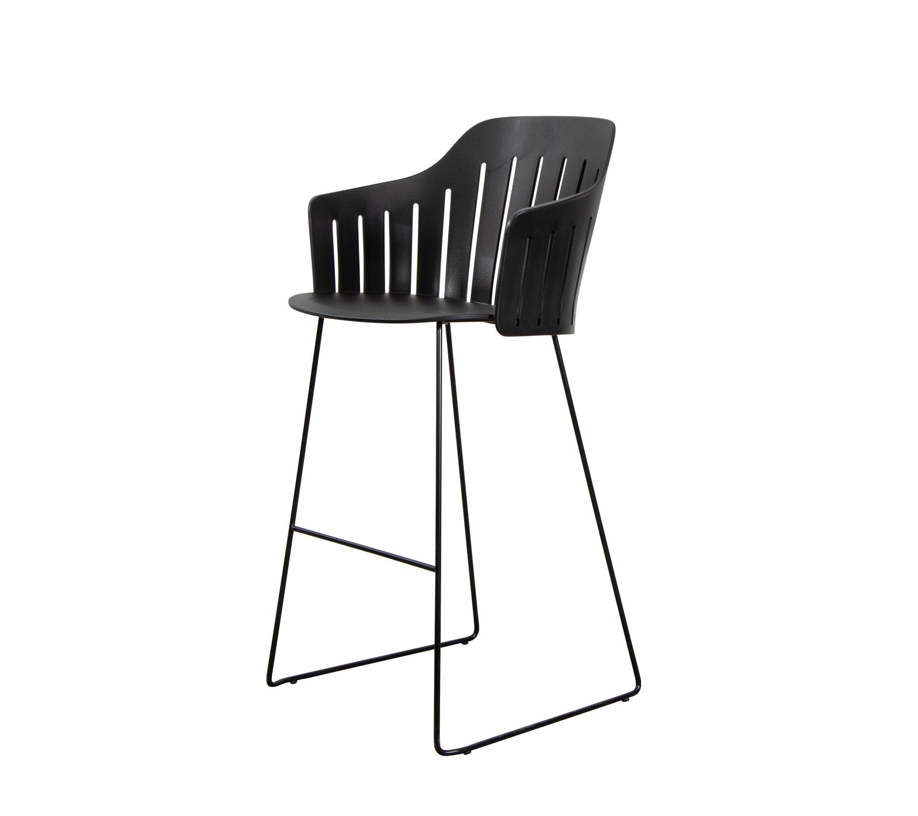 Premium Outdoor Bar Stool - Heavy Duty Patio Bar Chair with Backrest, Weather-Resistant & Comfortable for Garden, Deck, Poolside & Outdoor Dining