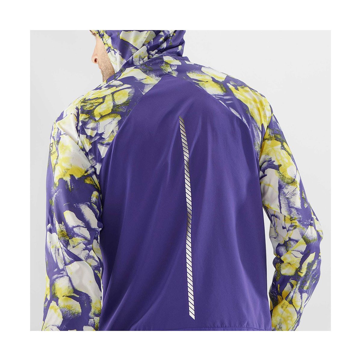 Salomon Men's Bonatti Cross FZ Hoodie - Lightweight Water-Resistant Hiking Jacket for Outdoor Adventures & Trail Running