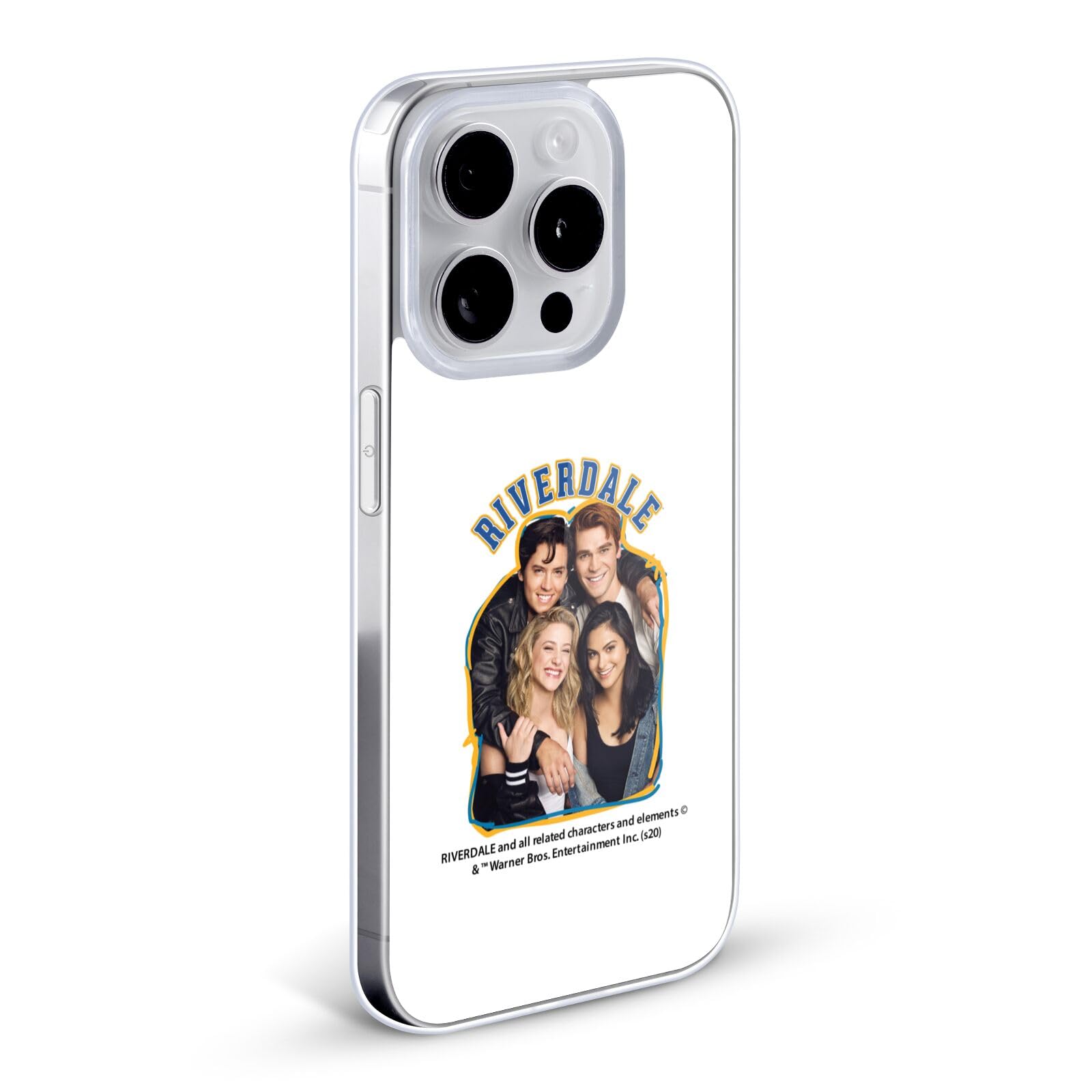 Officially Licensed Riverdale Cast Art Soft Gel Case for Apple iPhone 12 Pro Max - Durable Protective Phone Cover with Unique TV Show Design | Perfect Gift for Riverdale Fans & iPhone Users