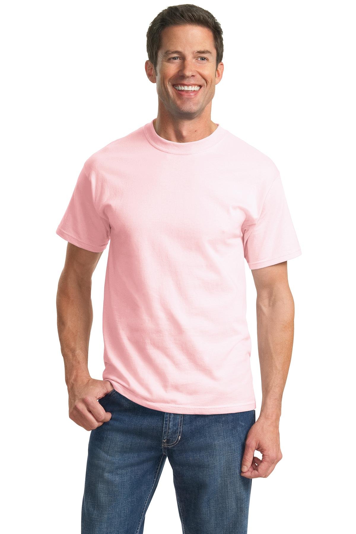 Port & Company Men's Essential Tall T-Shirt - Soft Cotton Crewneck Tee for Casual Wear, Workout & Layering | Comfort Fit Tall Size Tops for Men