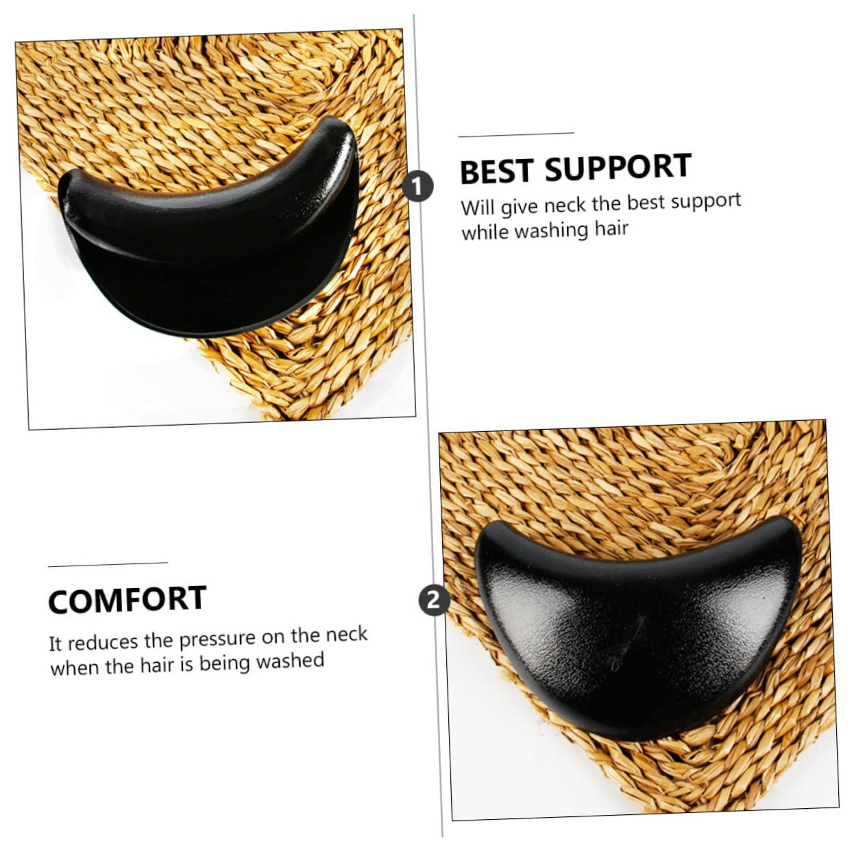 Minkissy 2 Pack Professional Salon Shampoo Pillow - Hair Washing Neck Support for Salon & Home Use - Comfortable Shampooing Pillow for Hairdressers & DIY Hair Care