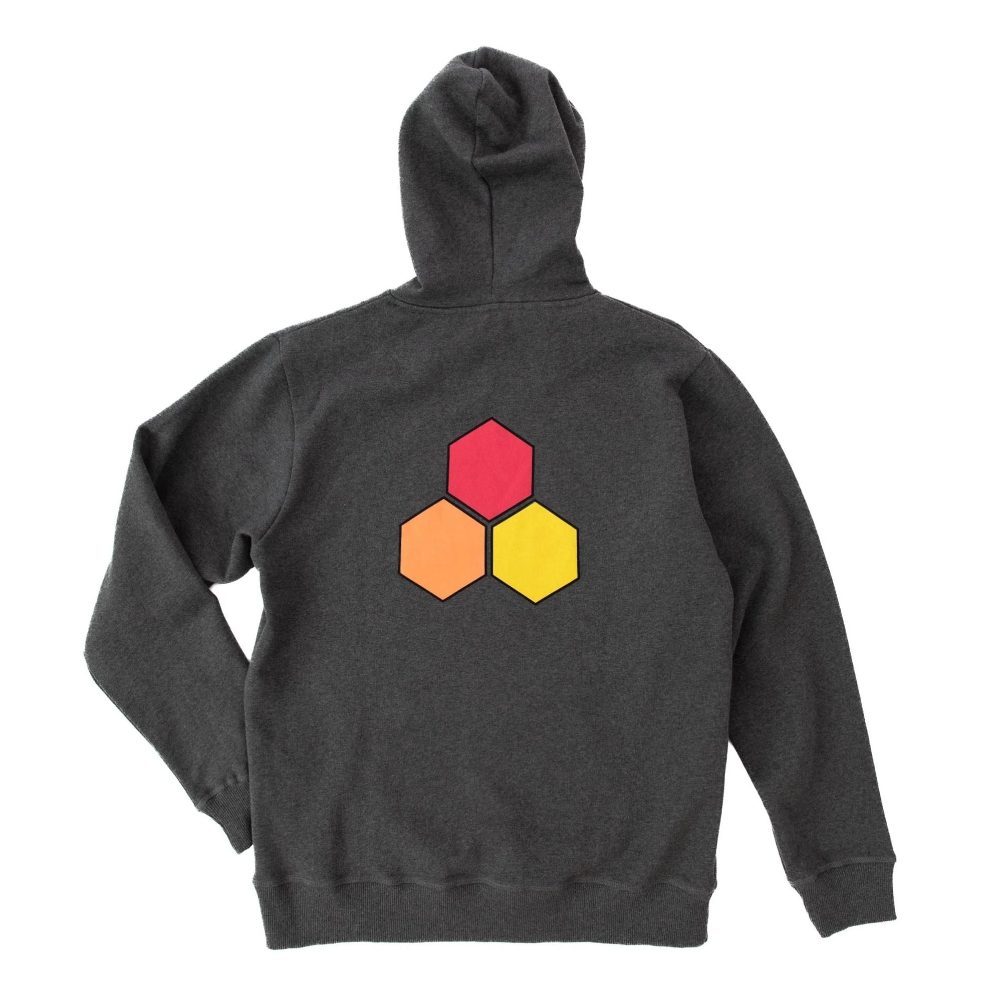 Channel Islands Curren Hex Youth Boys Long Sleeve Hoodie - Heather Grey - Perfect for School, Sports & Outdoor Activities