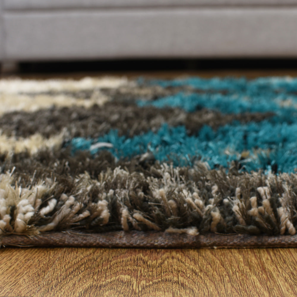 Facet Hand Tufted Rug - Premium Modern Geometric Area Rug for Living Room, Bedroom & Office - Soft & Durable Home Decor
