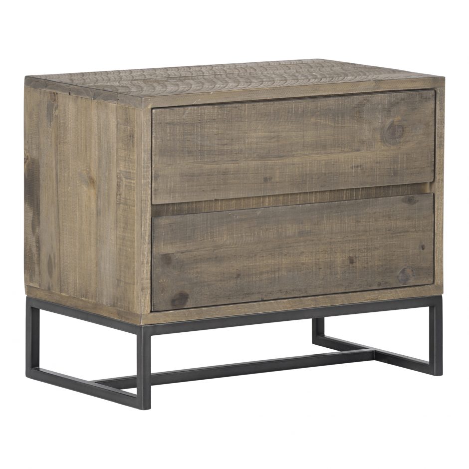 Elena Nightstand - Modern Bedside Table with Drawer, Wooden Night Stand for Bedroom, Living Room & Office - Perfect for Storage, Decor & Small Spaces