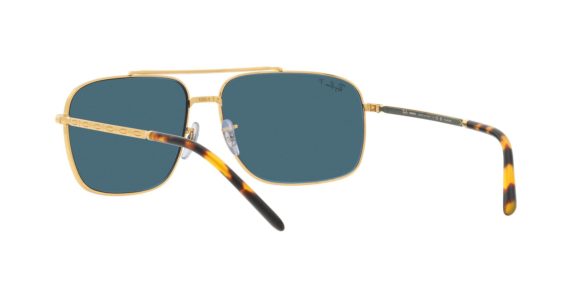 Ray-Ban RB3796 Square Sunglasses for Men & Women - Classic Polarized UV Protection - Perfect for Driving, Beach & Outdoor Activities