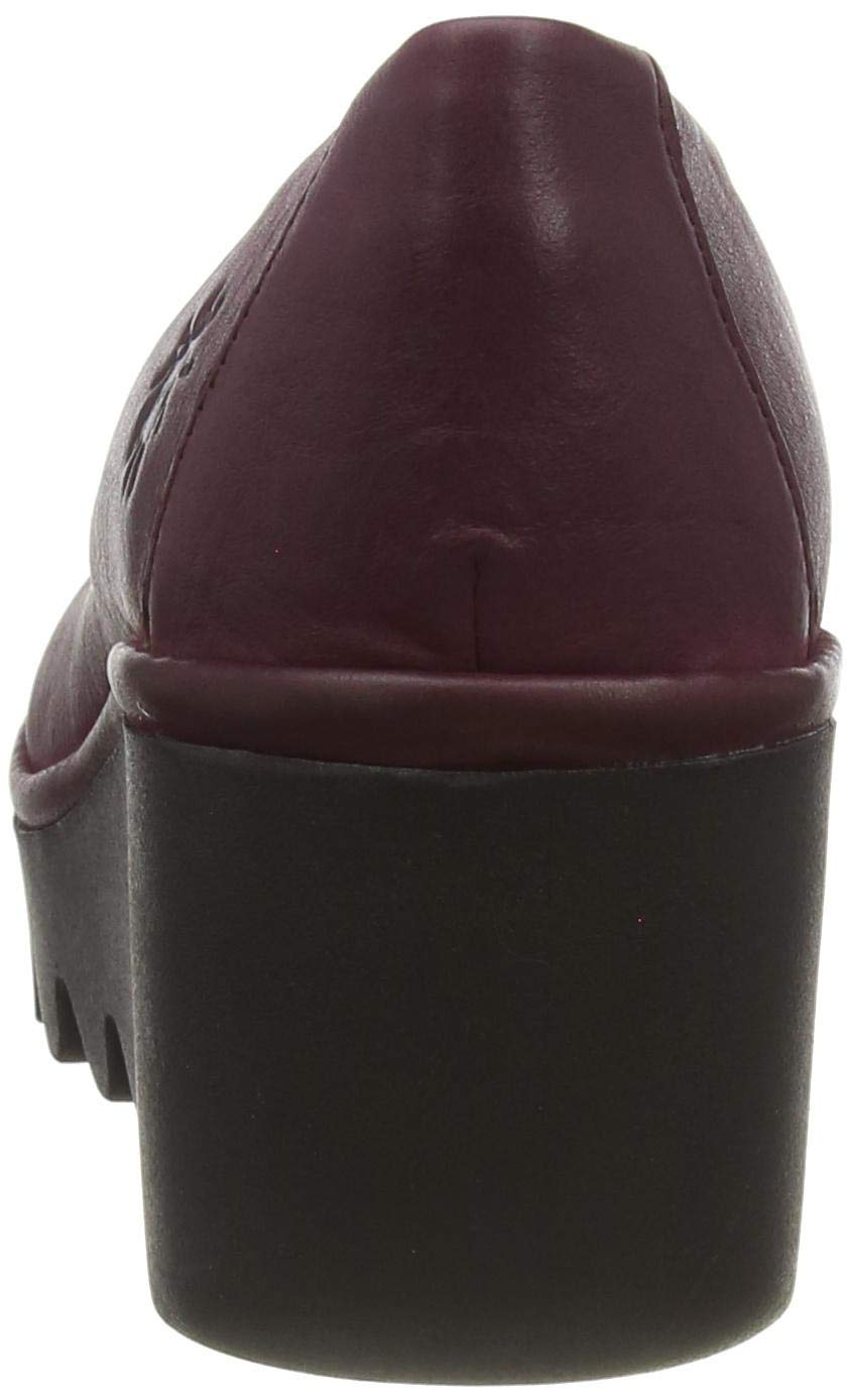 FLY London Women's Fashion Chunky Heel Pump Shoes - Stylish Comfort for Office, Party & Everyday Wear