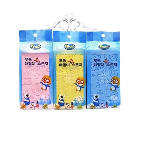 JIA TRADING COMPANY Exfoliating Sponge - Premium Body Scrubber for Dead Skin Removal | Japanese Spa & Cellulite Massage Tool | Shower & Bath Essential for Women & Men (Pack of 2) - Perfect for Home Spa, Dry Brushing & Skin Rejuvenation